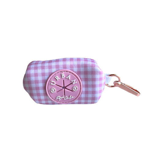 Poop Bag Holder - Blush Delight Gingham “ NEW”