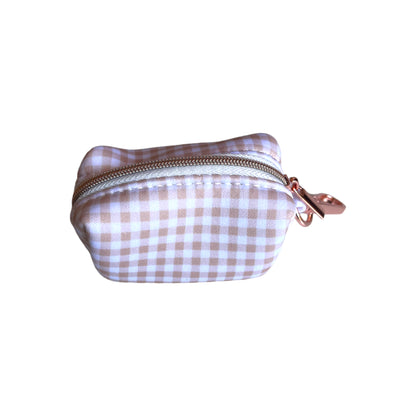 Poop Bag Holder - Chic Sands Gingham “ NEW”