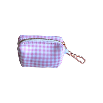 Poop Bag Holder - Blush Delight Gingham “ NEW”