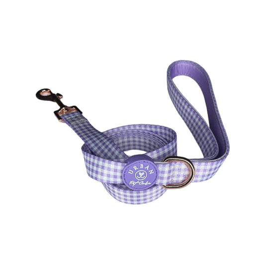 Leash - Lavender Lux Gingham “NEW”