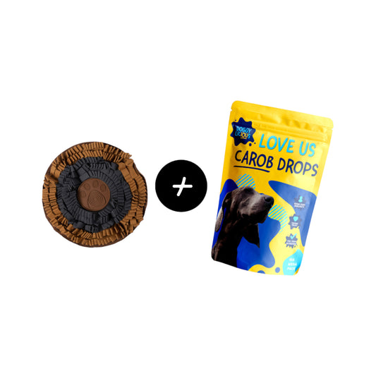 Heavy Duty Snuffle Mat + FREE 1kg Training Treats Carob