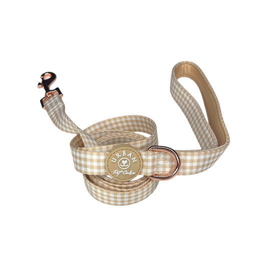 Leash - Chic Sands Gingham “NEW”